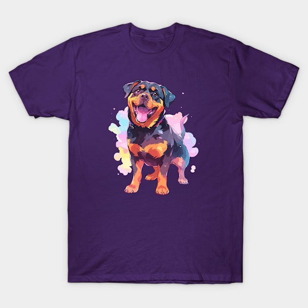 Cute rottweiler puppy T-Shirt by etherElric